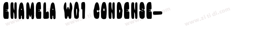 Enamela W01 Condense字体转换
